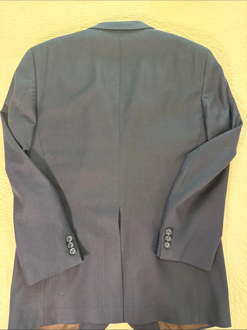 Vintage Burberrys Navy Blue Wool Blazer Men’s 40R 2 Button Sport Coat Preppy Cla